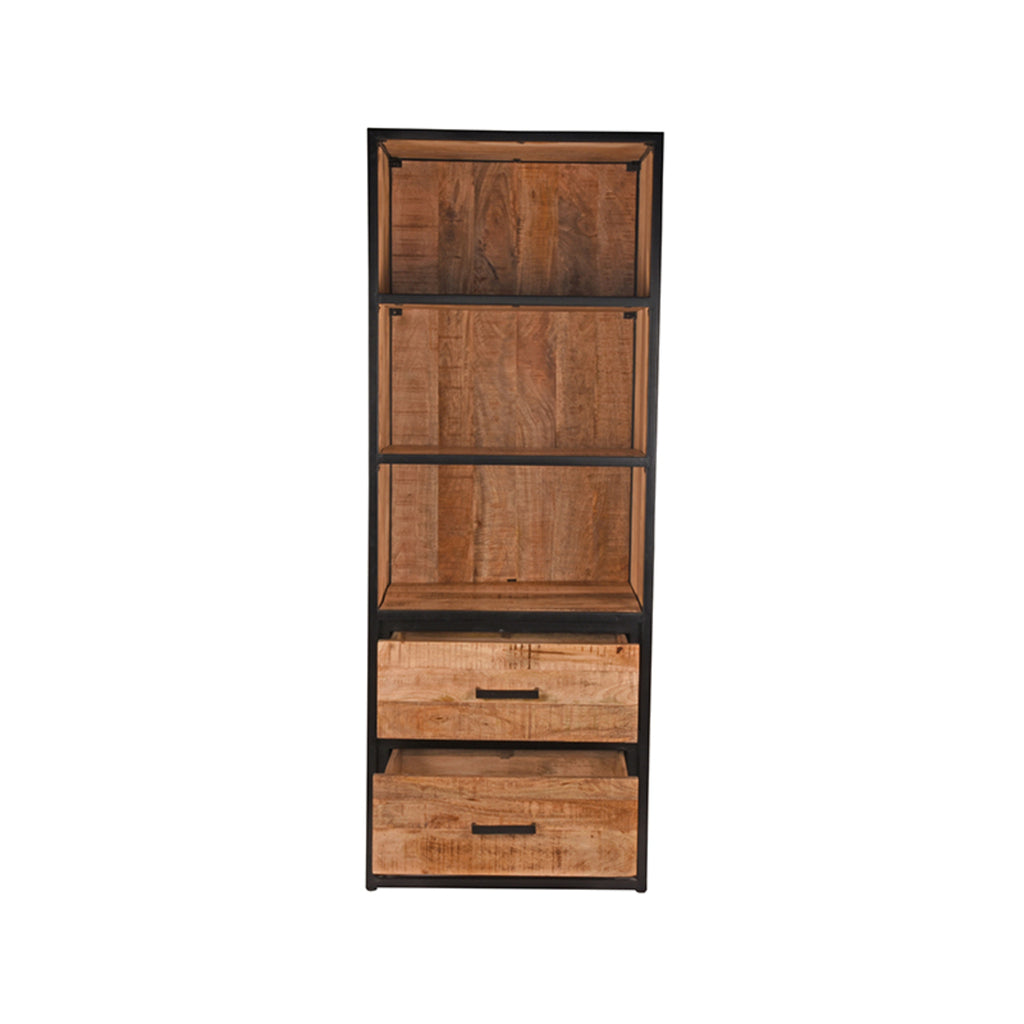 Boekkast Tampa - Rough - Mangohout