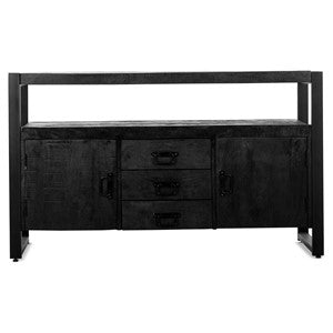 Dressoir Britt Zwart met Laden en Deuren