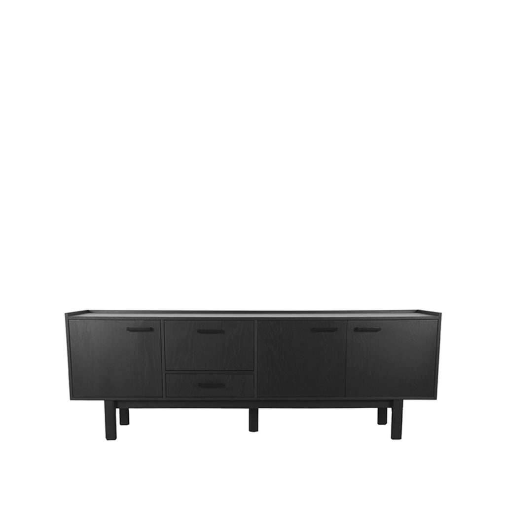 Dressoir Cali - Zwart - Eiken