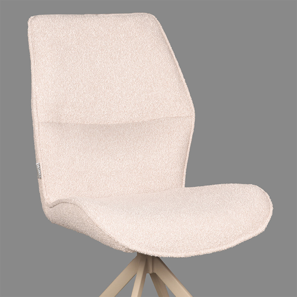 Eetkamerstoel Comfy - Naturel - Boucle
