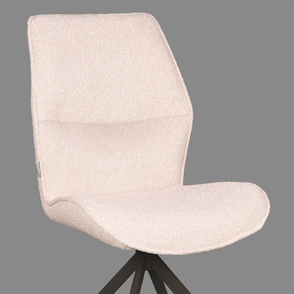 Eetkamerstoel Comfy - Naturel - Boucle