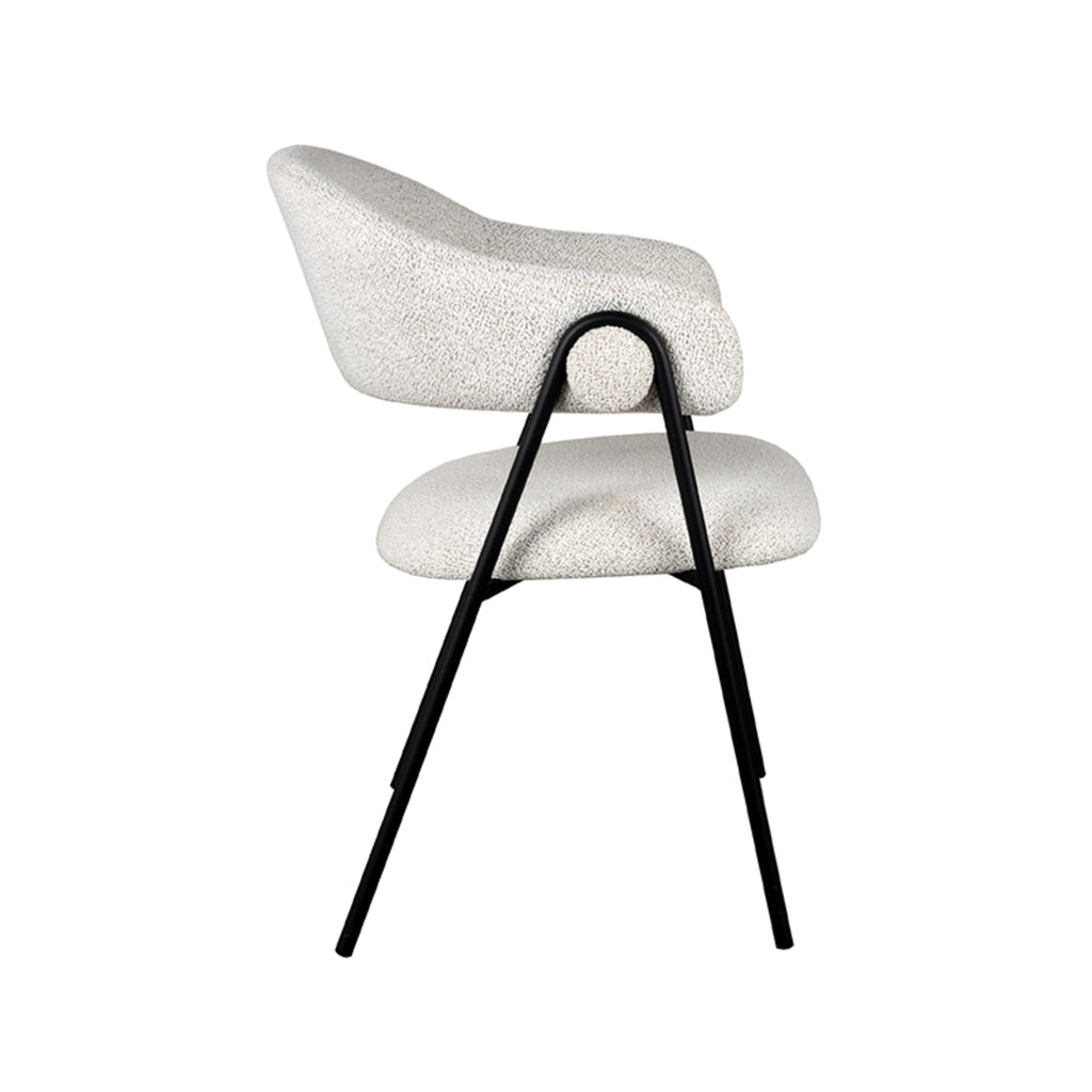 Eetkamerstoel Lowen - Ivory - Boucle