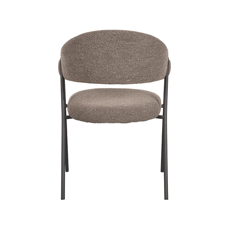 Eetkamerstoel Lowen - Bruin - Boucle