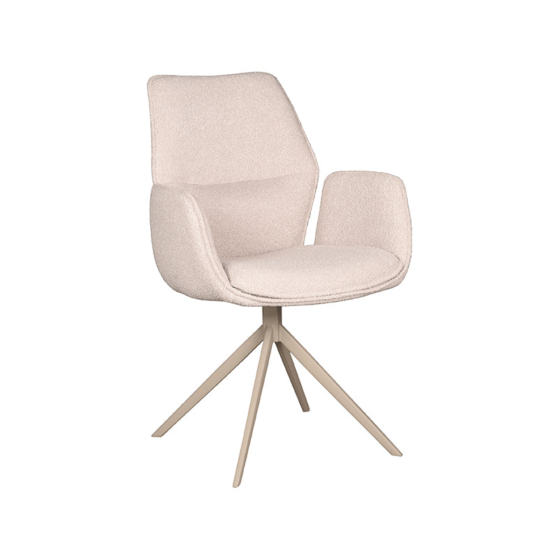 Eetkamerstoel Mellow - Naturel - Boucle