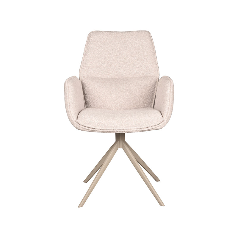 Eetkamerstoel Mellow - Naturel - Boucle