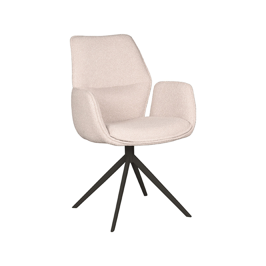 Eetkamerstoel Mellow - Naturel - Boucle