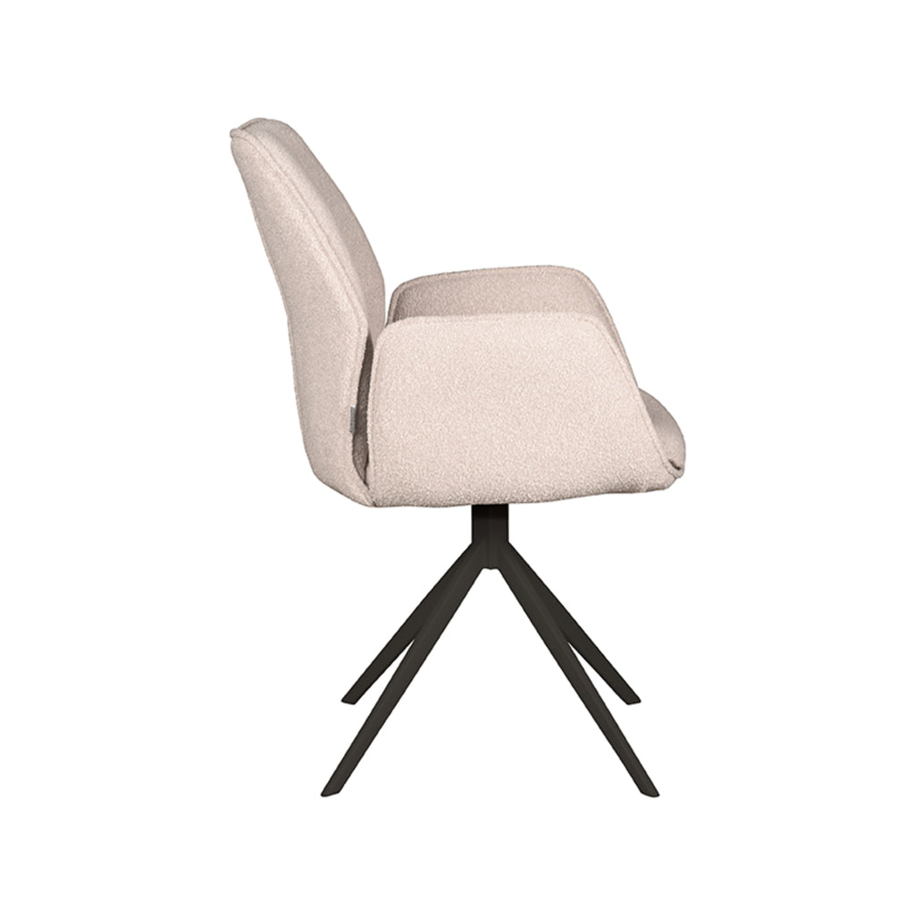 Eetkamerstoel Mellow - Naturel - Boucle
