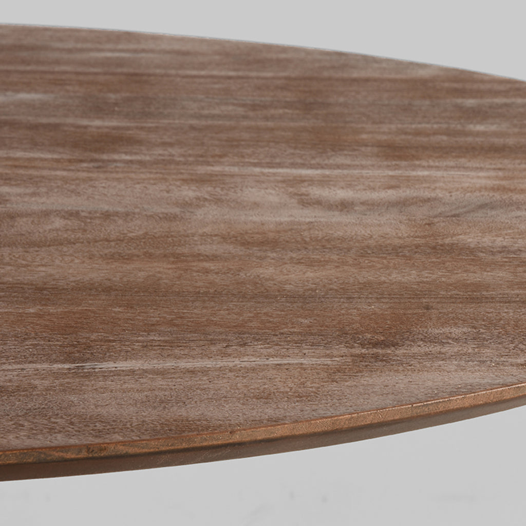 Eetkamertafel Otto - Espresso - Mangohout - 130 cm