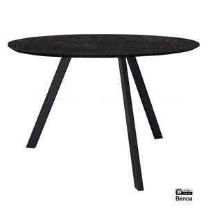 Eettafel Rond Berlin Zwart 130