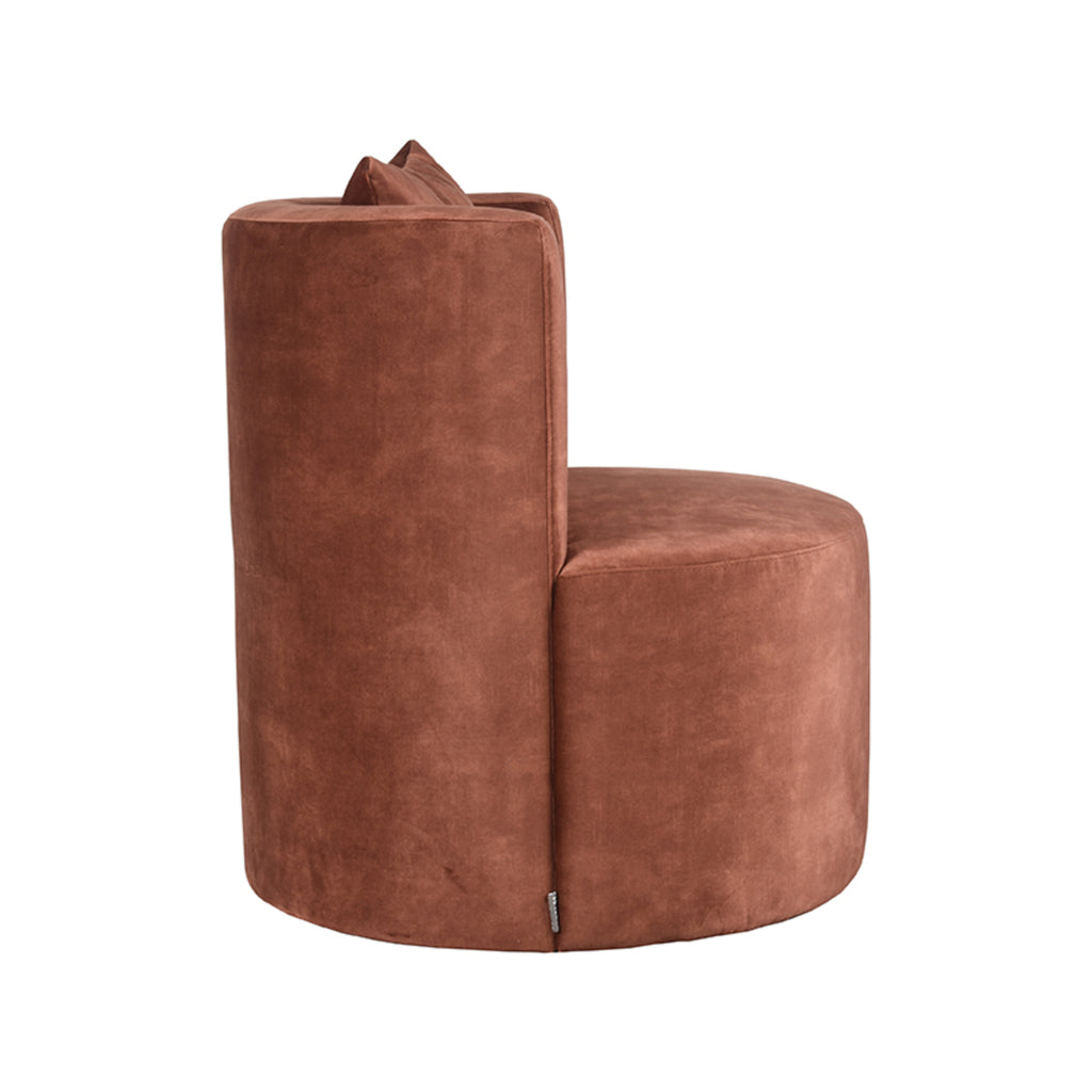 Fauteuil Evy - Rust - Velours