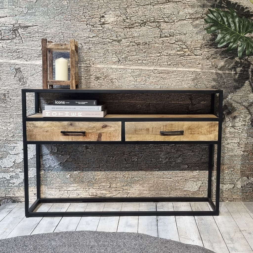 Jax 2 Drawer Console Table 120