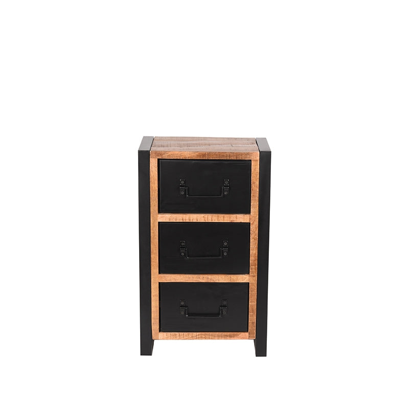 Ladekast Brussels - Rough - Mangohout - 75 cm