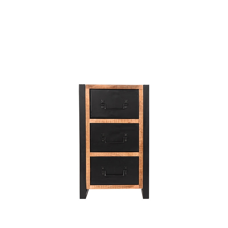 Ladekast Brussels - Rough - Mangohout - 75 cm