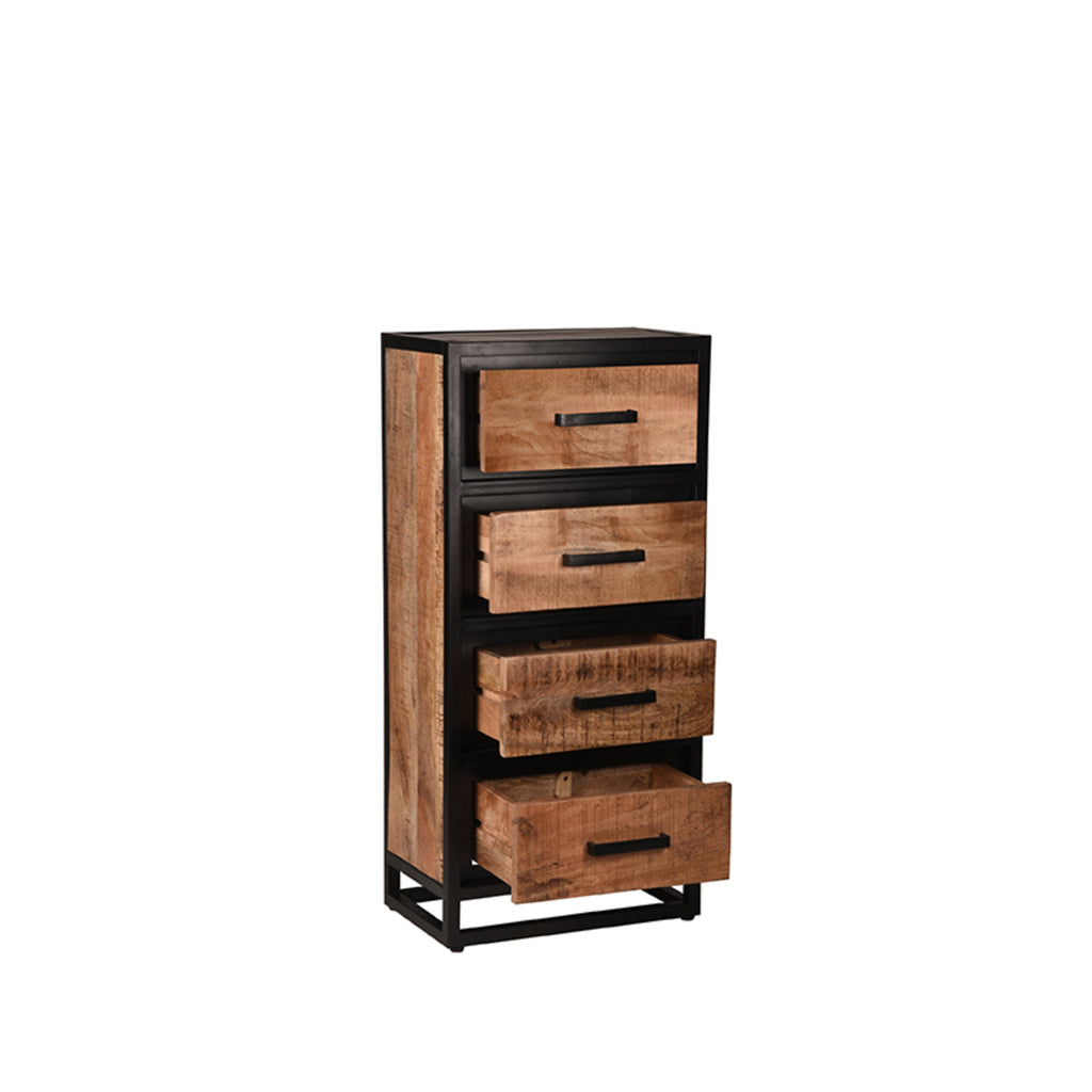 Ladekast Tampa - Rough - Mangohout