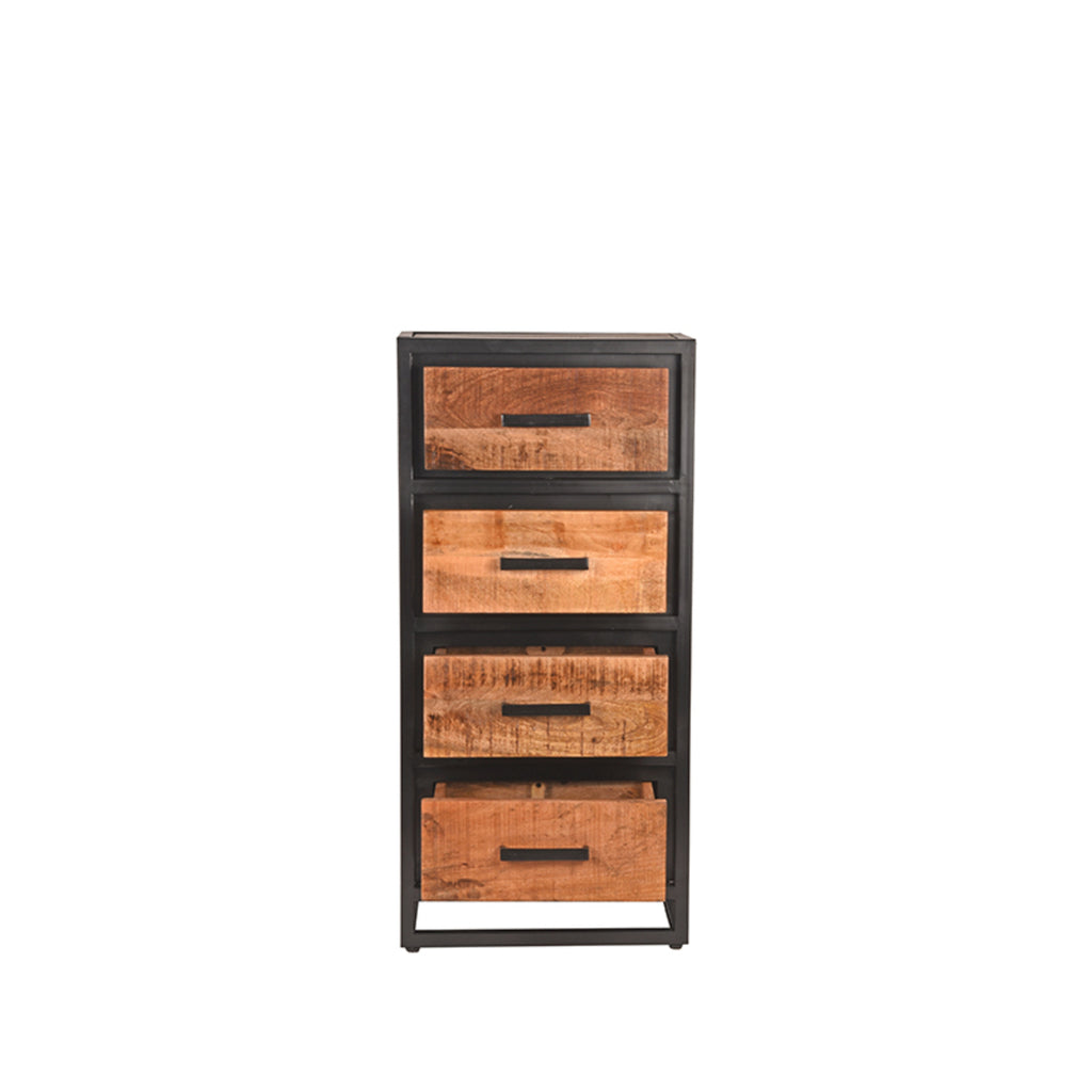 Ladekast Tampa - Rough - Mangohout