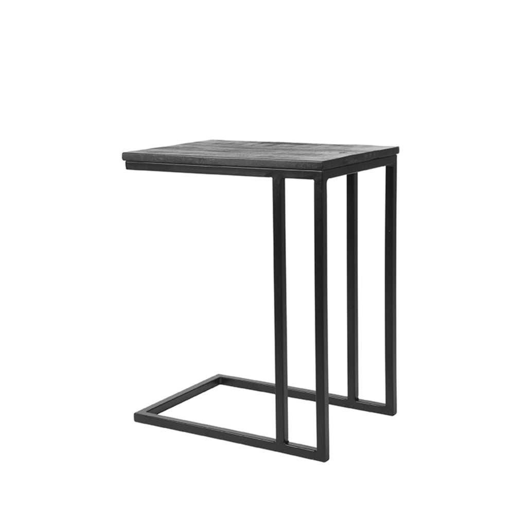 Bijzettafel Move - Zwart - Mangohout
