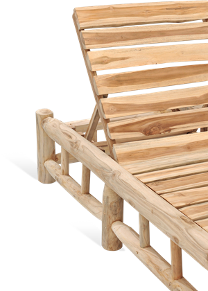 Ligstoel Barney Teak