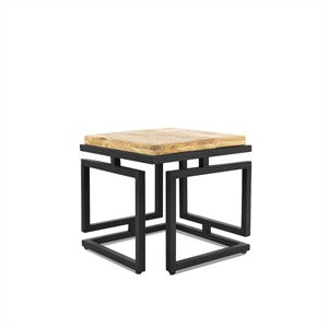 Salontafel met Geometrisch Onderstel
