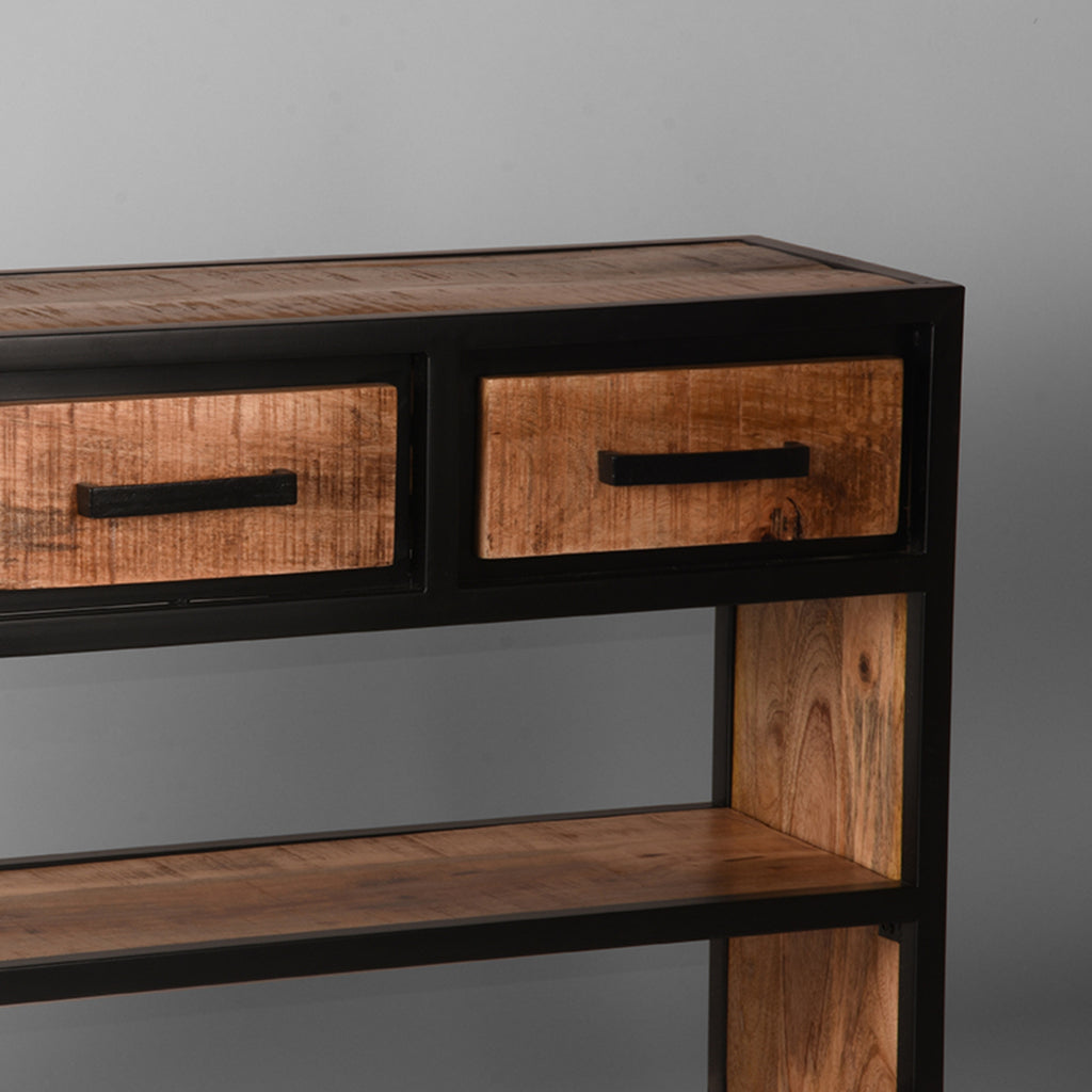 Sidetable Tampa - Rough - Mangohout