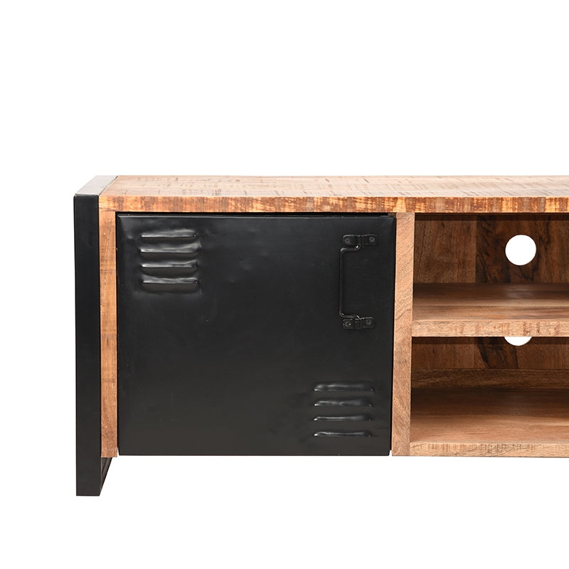 Tv-meubel Brussels - Rough - Mangohout - 160 cm