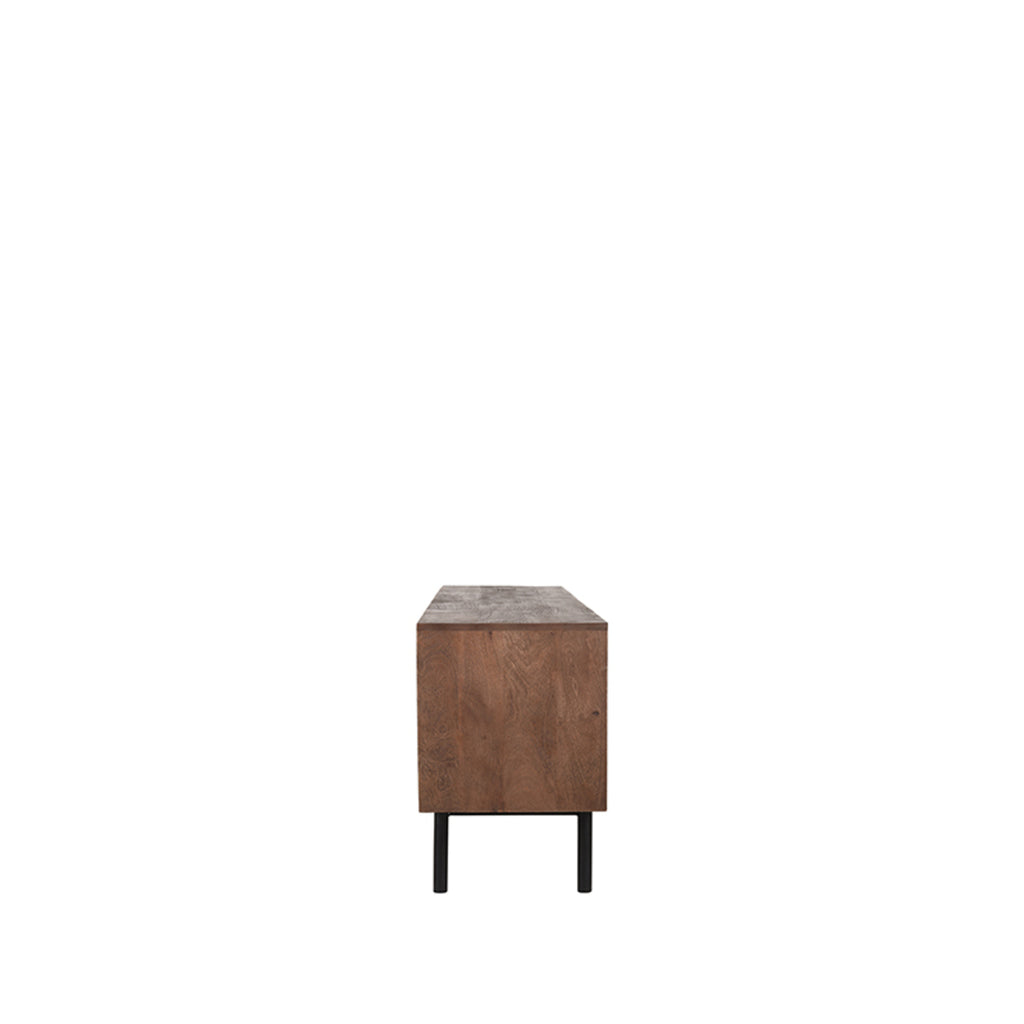 Tv-meubel Rio - Espresso - Mangohout - 180 cm