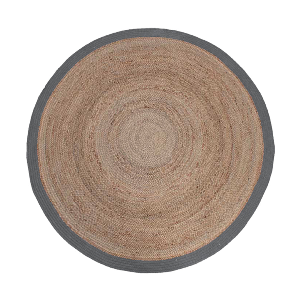 Vloerkleden Jute - Grijs - Jute - 180x180 cm