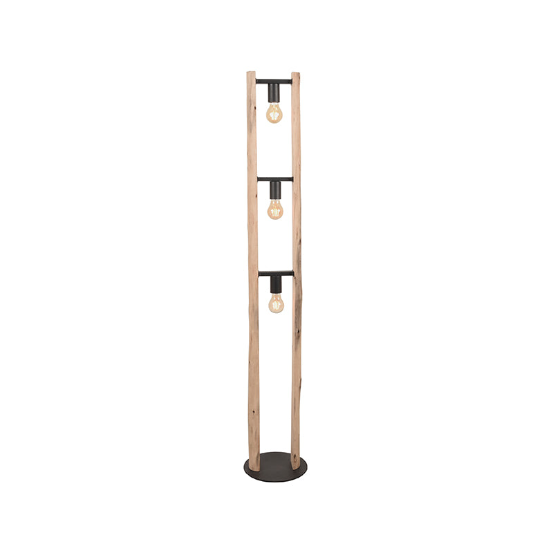 Vloerlamp Woody - Rough - Hout
