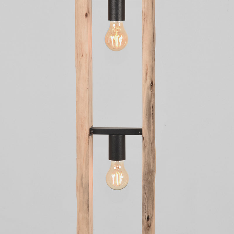 Vloerlamp Woody - Rough - Hout
