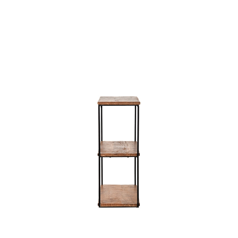 Wanddecoratie Vintage Wandplank - Rough - Mangohout - M