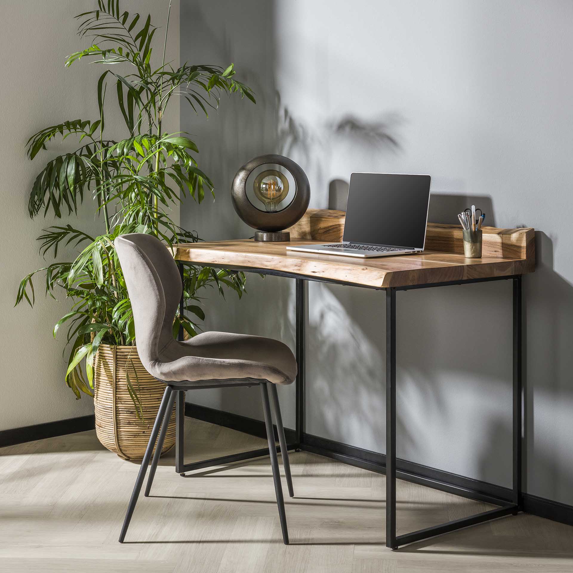 Bureau Live Edge - 110x60x76 cm - Massief Acacia Naturel