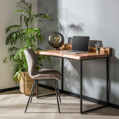 Bureau Live Edge - 110x60x76 cm - Massief Acacia Naturel