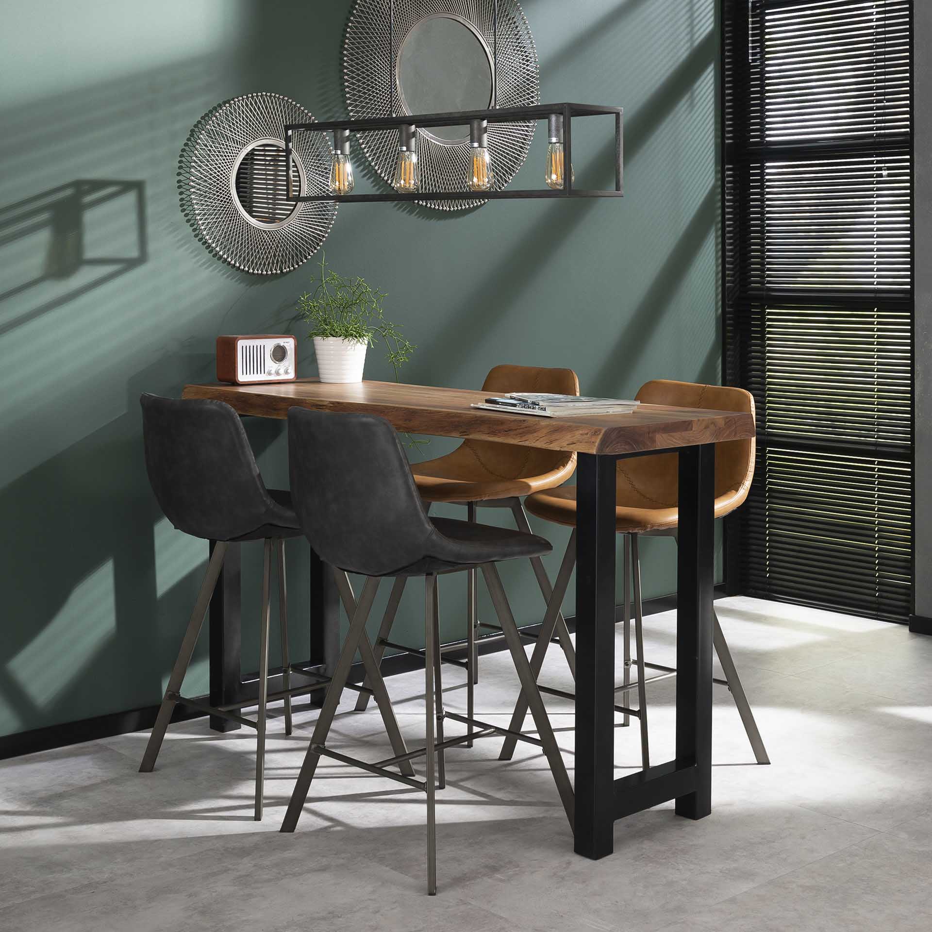 Bartafel boomstam 150 bladdikte 60 mm / Massief acacia naturel