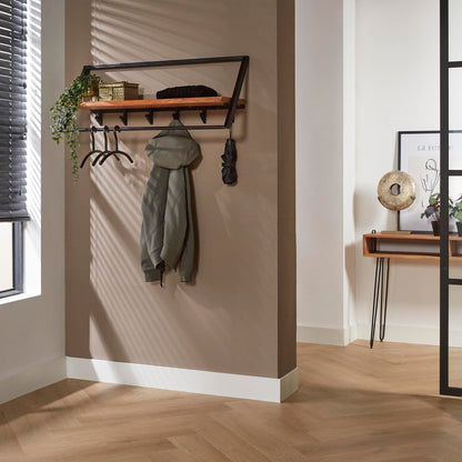 Kapstok Lean / Massief acacia naturel
