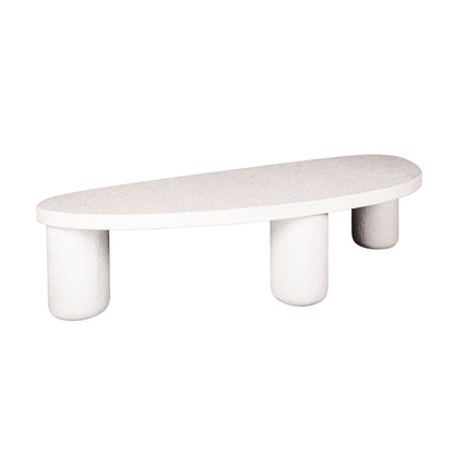 Salontafel XL kiezel driehoek / Marmer composiet