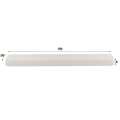 Wandplank 150cm stone / Marmer composiet