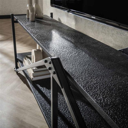 TV-meubel XL Piega - 220x35x51 cm - Grijs