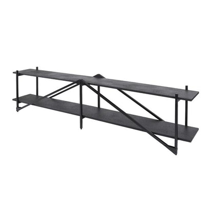 TV-meubel XL Piega - 220x35x51 cm - Grijs