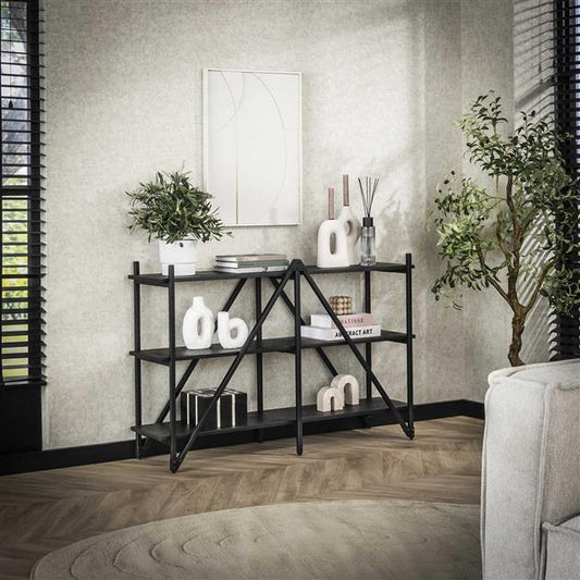 Wandrek 3-laags Piega - 130x35x85 cm - Grijs