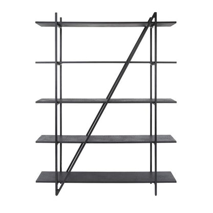 Wandrek 5-laags Piega - 140x35x181 cm - Grijs