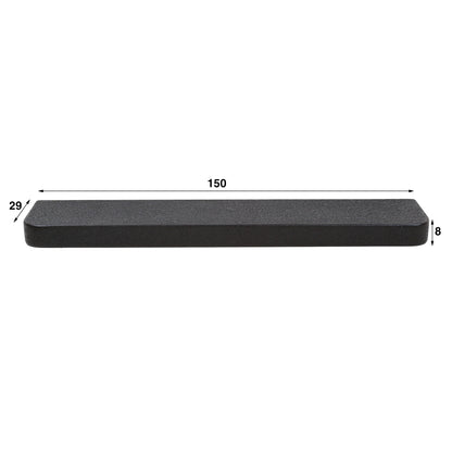 Wandplank 150cm metallic / Grijs