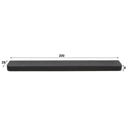 Wandplank 200cm metallic / Grijs