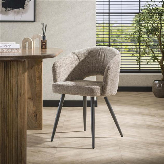 Armstoel Salon verpakt per 2 Tissee Cargo - 58x56x81 cm - Zandkleur