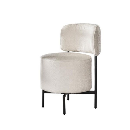 Stoel Cocktail Boucle Draaibaar - verpakt per 2 - 51x61x82 cm - Wit