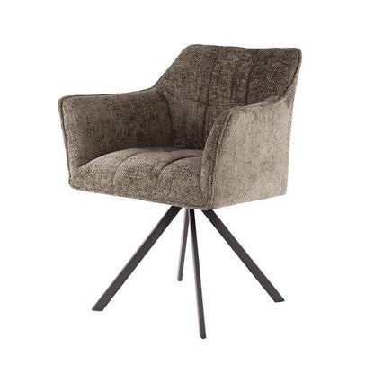 Armstoel Raster Draaibaar verpakt per 2 – Rich Taupe – 63x60x81 cm