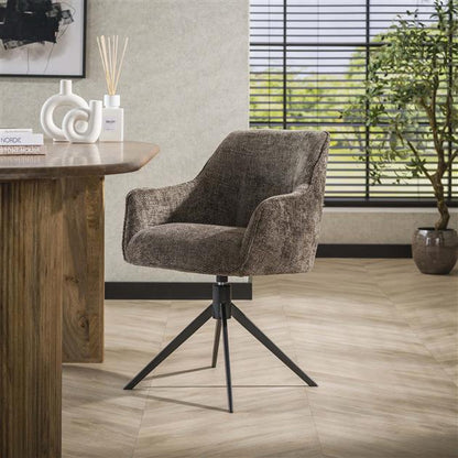 Armstoel Pull Draaibaar verpakt per 2 - Rich Taupe - 61x62x83 cm