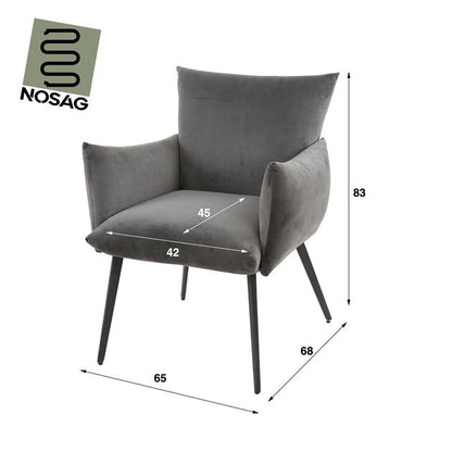Eetkamerfauteuil Lobby - Antraci