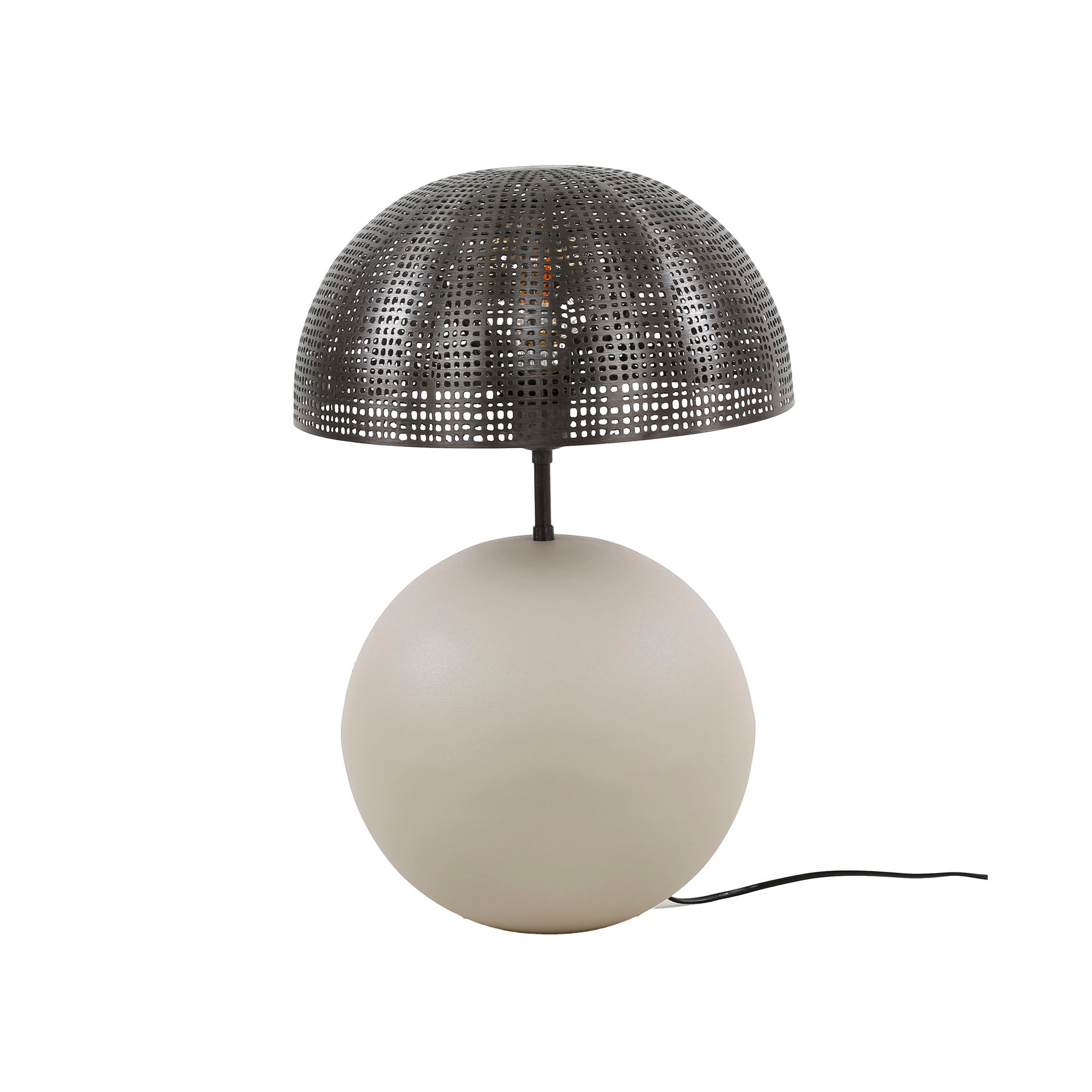 Tafellamp 1L sphere natural L / Natural grey