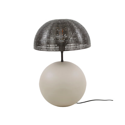 Tafellamp 1L sphere natural L / Natural grey