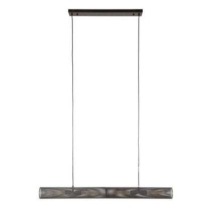 Hanglamp 120 tube mesh / Artic zwart