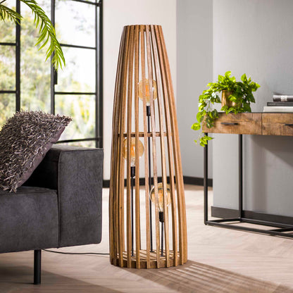 Vloerlamp 3L launch / Massief mango naturel